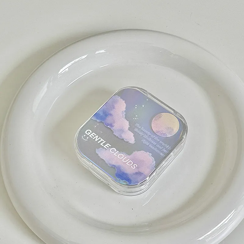 Dreamy Iridescent Cloud Transparent Lens Case | Accessory