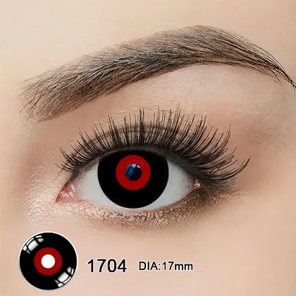 ONYALENS Ghoul Red Black Mini Sclera 17mm | 1 Year
